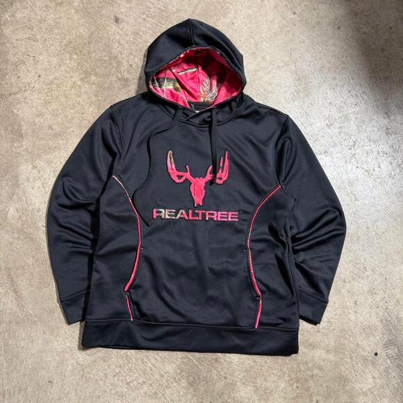 Pink Black Realtree Hoodie - Picture 1 of 7